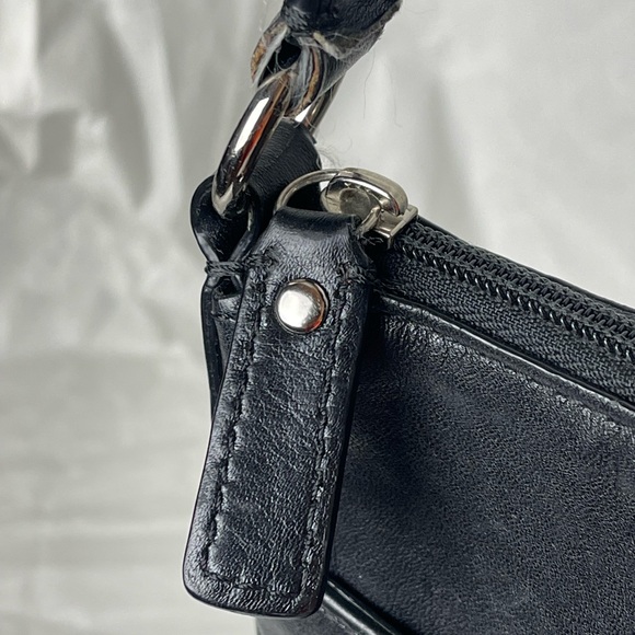 Preloved Vintage y2k Coach Mini Hobo Leather Shoulder Bag - Picture 8 of 16